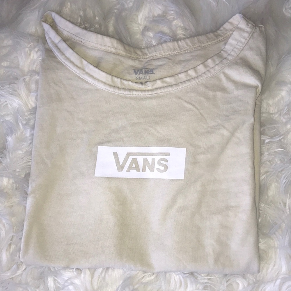 yellow vans tee